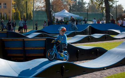 Obiekt sportowy dla dzieci | rowerowy plac zabaw